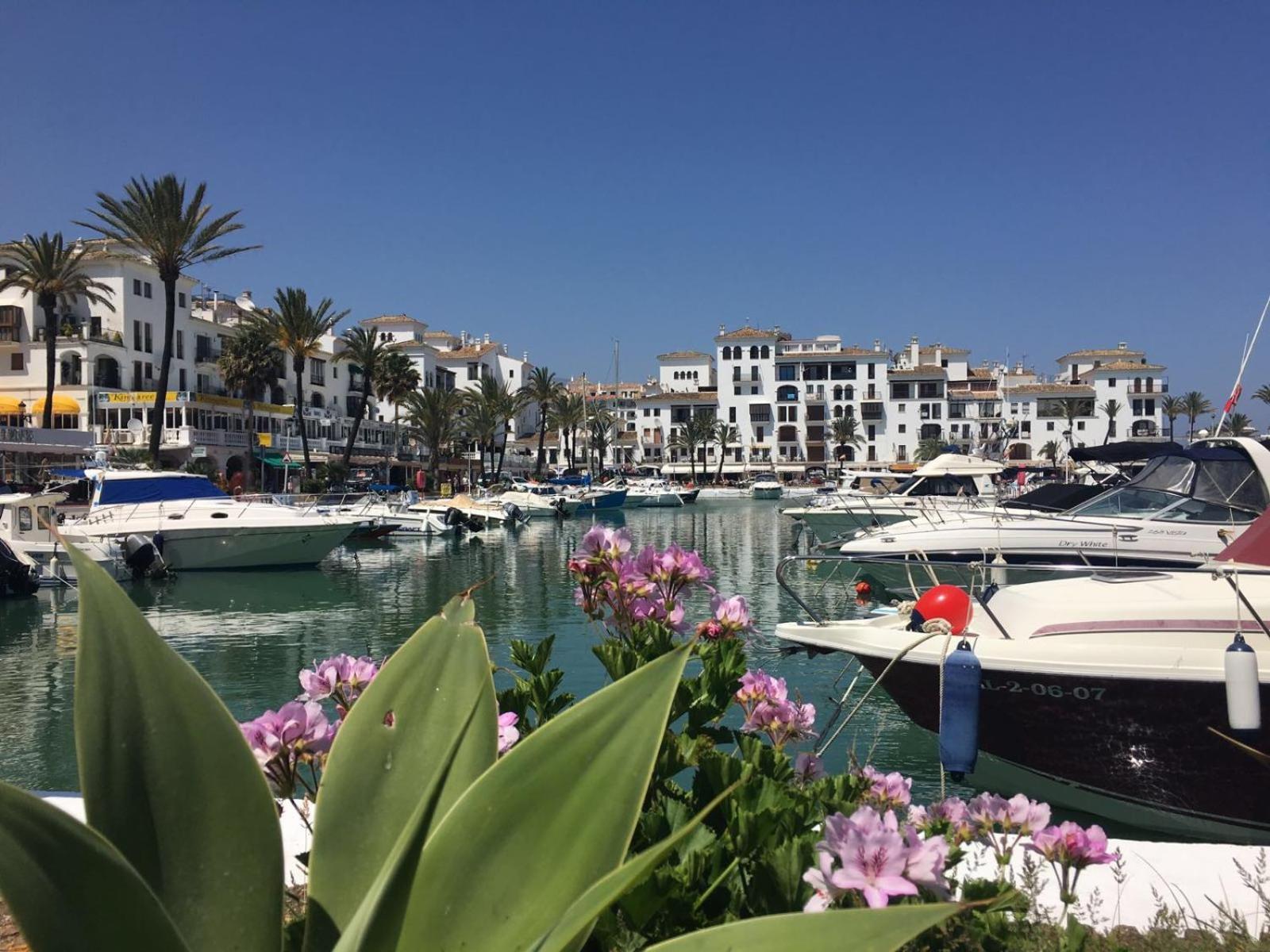 2233-Lovely 2 Bedrooms On The Beach, Pool And Port Манилва Экстерьер фото